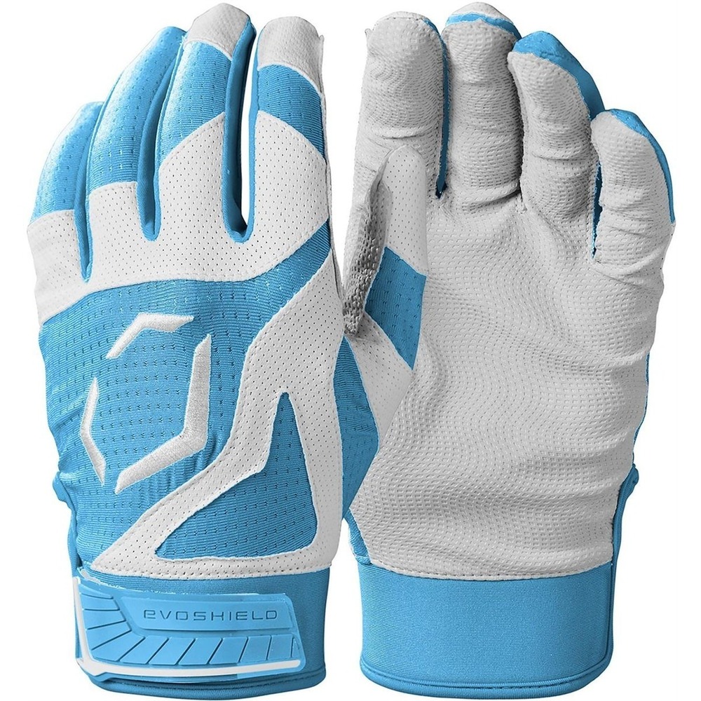 EvoShield SRZ-1 Youth Batting Gloves Victory Blue‎ White WB5712111YM Size Medium